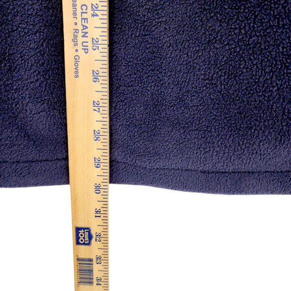 Van Heusen XXL Mens 1/4 Fleece Pullover Red White Blue Fair Isle USA Geometric - Picture 5 of 11